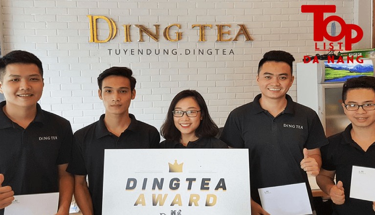 Đội ngũ nhân viên của Ding Tea được đào tạo rất bài bản